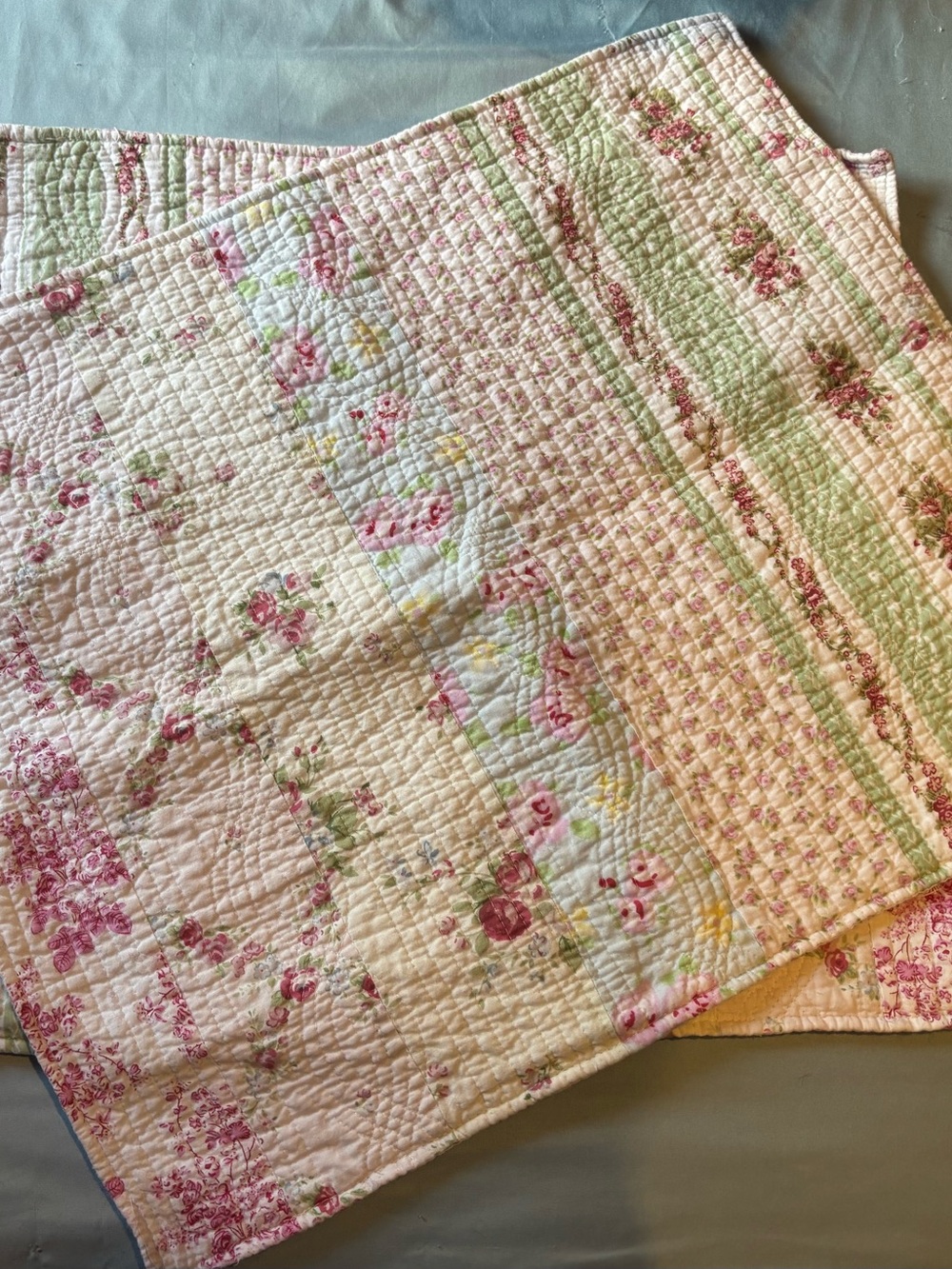 100% cotton quilted shams Cozy Line Home Fashions